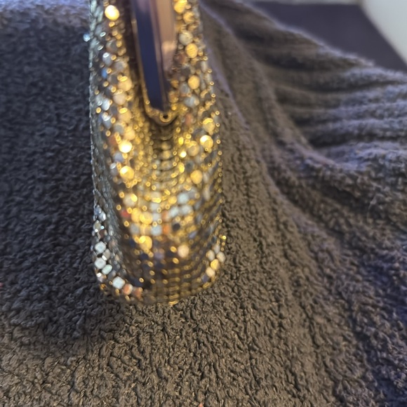 WHITING & DAVIS mesh clutch evening bag 🐈‍⬛
